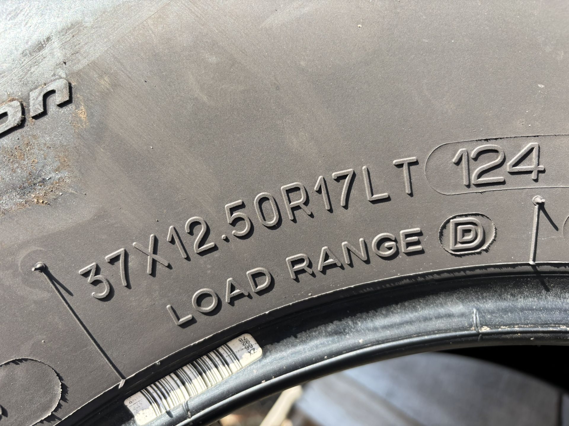 BFGoodrich All Terrain Tires 37