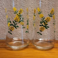 Yellow Rose Tumblers