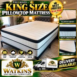 🛏️ KING SIZE PILLOWTOP MATTRESS – COMFORTABLE, CLEAN & AFFORDABLE! 🛏️
