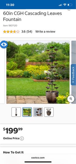 Leaf water fountain