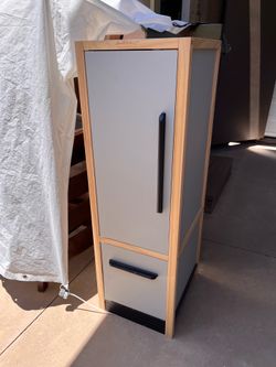 Magnolia Hearth & Hand kids cabinet refrigerator storage play