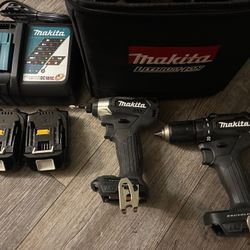 Makita 18V LXT Impact Driver & Drill Driver Combo – Black Edition – BRAND NEW