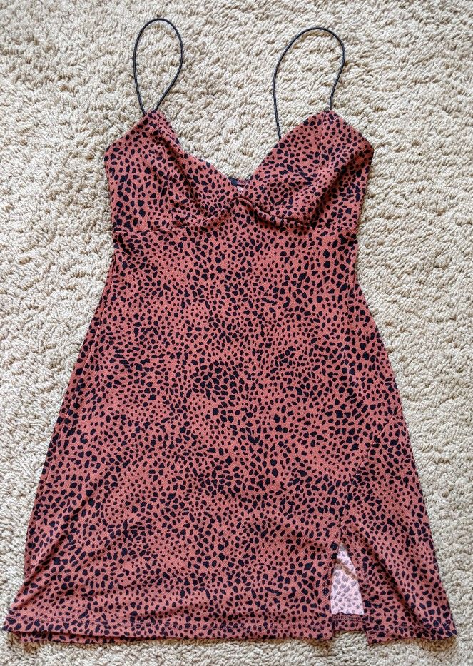 Prowlin' Leopard Mini Slip Dress