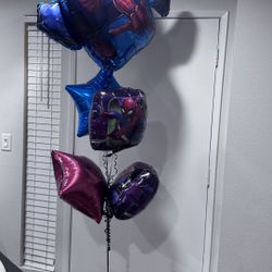 Spider Man Balloon Bouquet 
