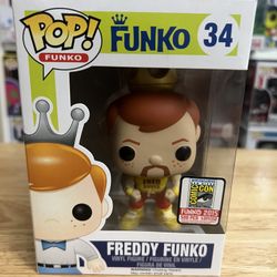 ONLY 500 PIECES VAULTED SDCC STICKER Freddy Funko as Hulk Hogan Pop #34 WWE