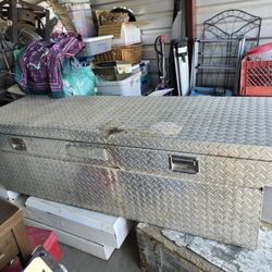 Husky Diamond Plate Crossbed Tool Box