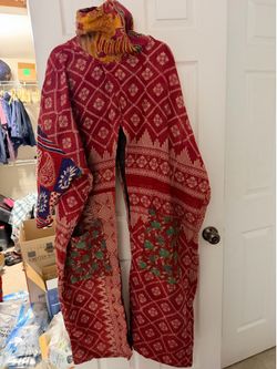 One-of-a-Kind Kantha Bae Fine Kantha Cowl Split Pullover - Free Size