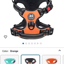 Brand New Orange Medium Dog Harness