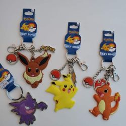 POKEMON Keychains Keys