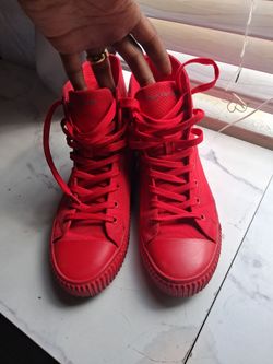 Calvin Klein Jeans Red High-Top Sneakers