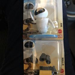Disney poxar micro figuras Walk-E and Eve
