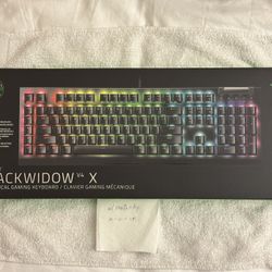 Razer BLACKWIDOW V4 X Green Switch Keyboard