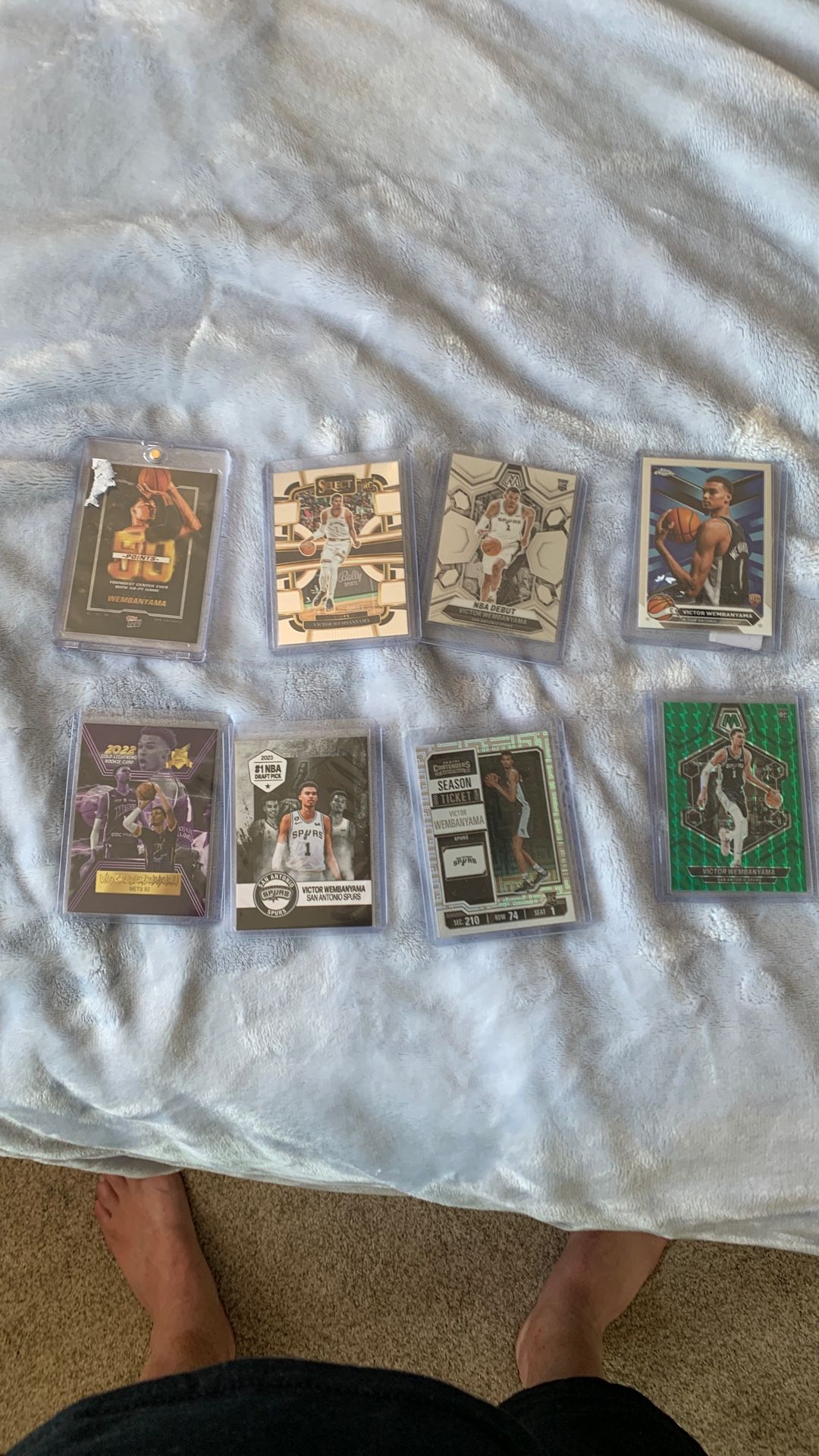 8 Victor Wembanyama Rookie Cards