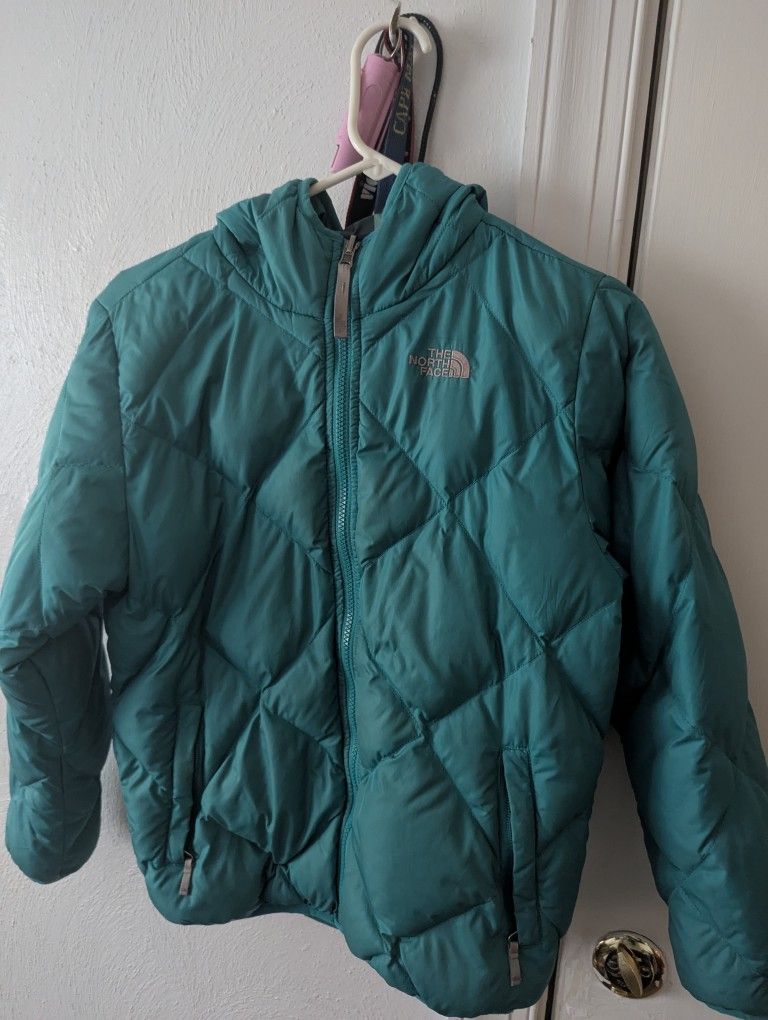 Girls Reversible North Face Jacket Size 10