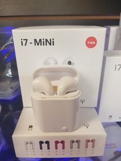 Mini i7S TWS Wireless Bluetooth headphones Earbuds charger box new