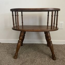 Wood End Table