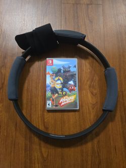 Nintendo Ring Fit Adventure Nintendo Switch Game Bundle: Ring-Con & Leg Strap