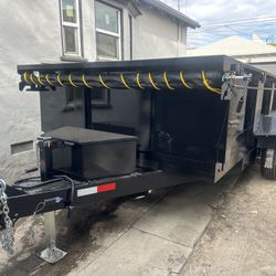 2026 New 8.5x14x2 Dump Trailer 14000lbs