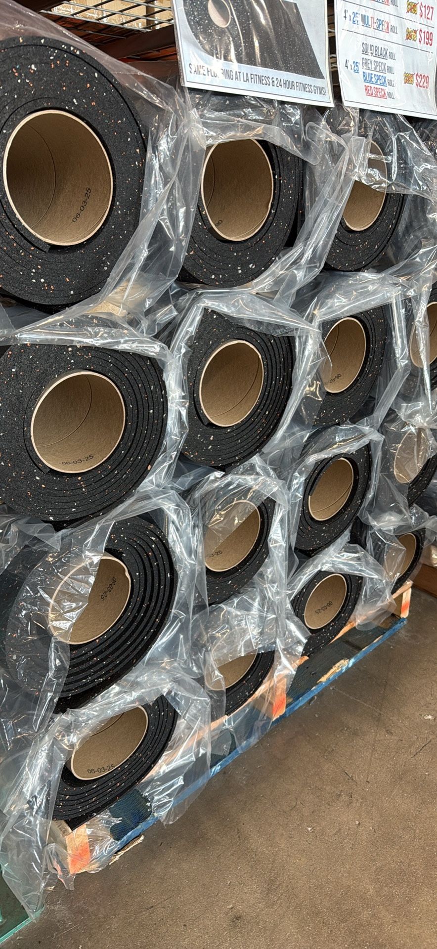 RUBBER FLOORING GYM FLOOR - COMMERCIAL GRADE! Heavy Duty Indestructible, Better Than Horse Stall Mats