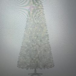 Home Accents 7ft Pre-Lit LED White Christmas Tree