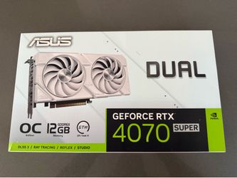 ASUS Dual GeForce RTX 4070 Super EVO White OC Edition