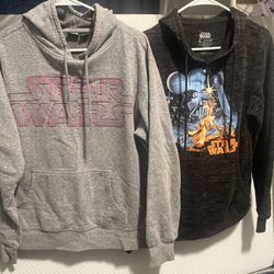 star wars hoodies / sz small