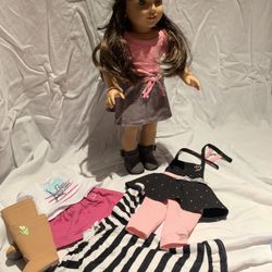 Grace American Girl doll with outfits