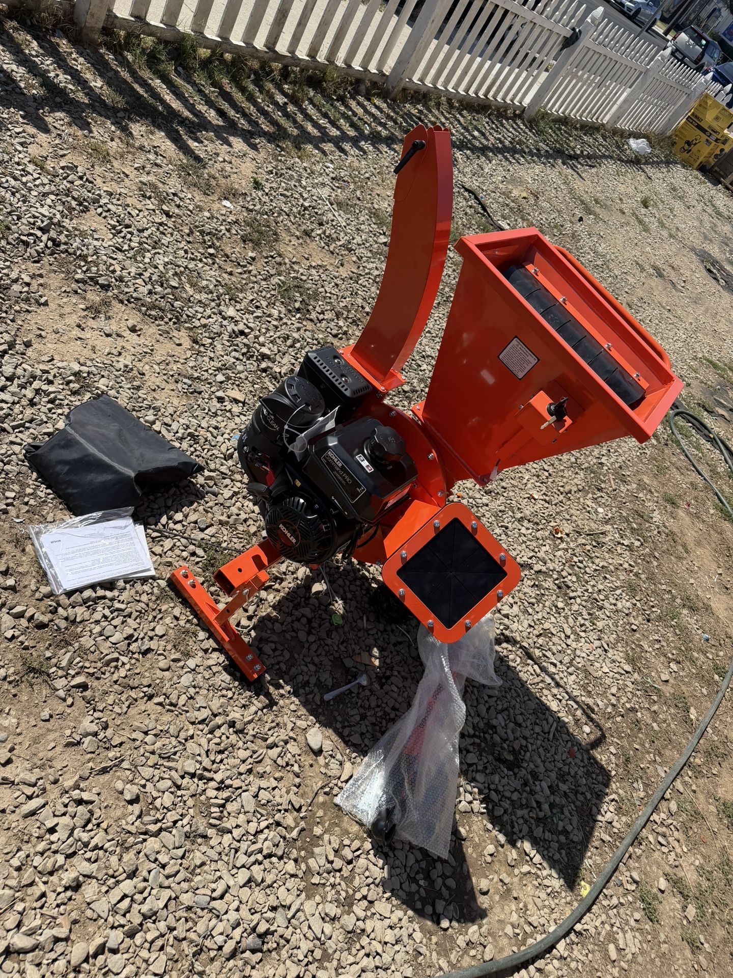 DK2 3 in. 7 HP Gas Powered Kohler Engine Direct Drive 3-in-1 Chipper Shredder