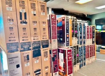 Tv 55-85 $198-798 free delivery 6 month warranty $55 down on Finacing  $198-798