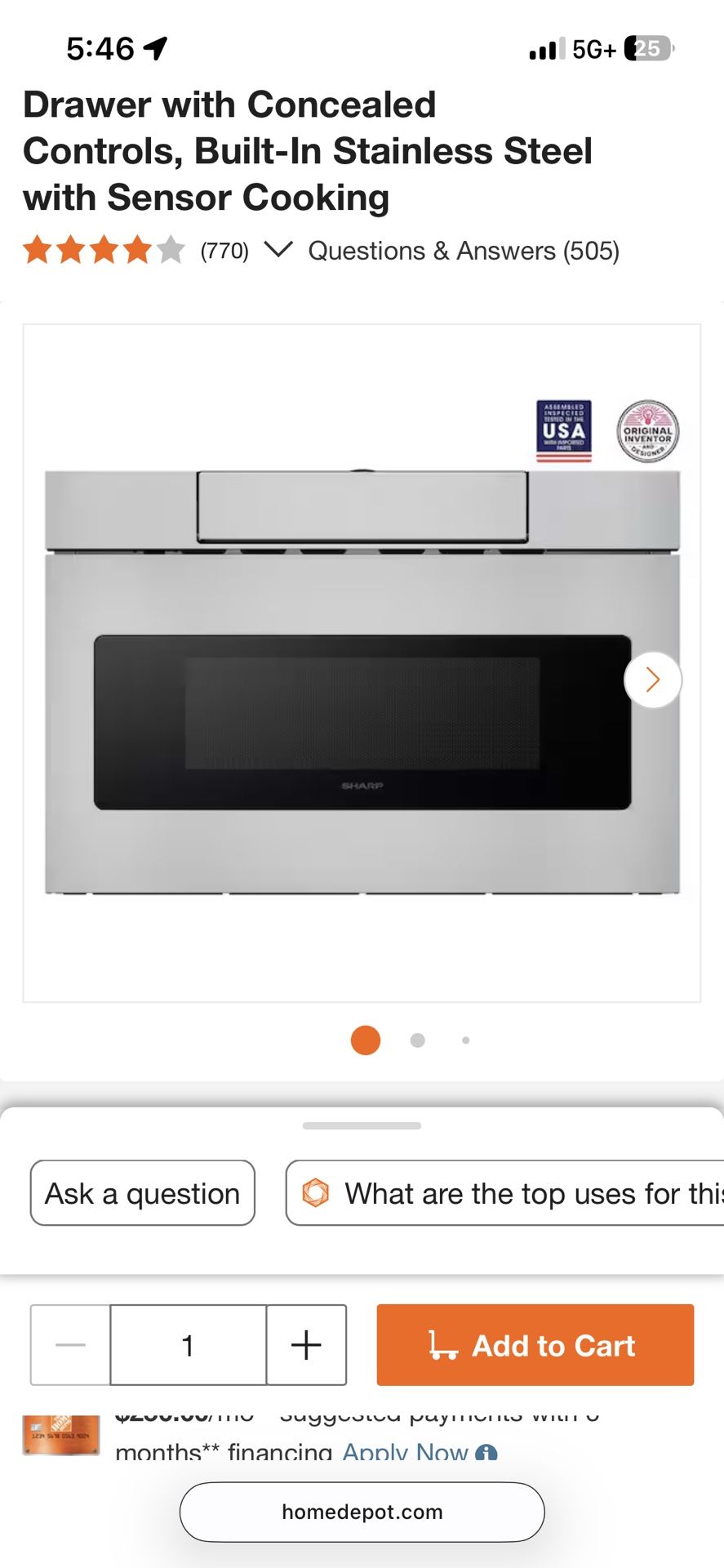 LG microwave Stainless Steel