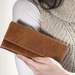 Jack George's buffalo leather clutch wallet