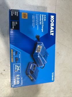 Genuine Kobalt 24V MAX 2.0Ah Lithium-Ion Battery & Charger Kit #KBC 1224-03