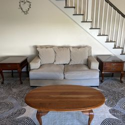 2 Side Table And 1 Coffee Table 