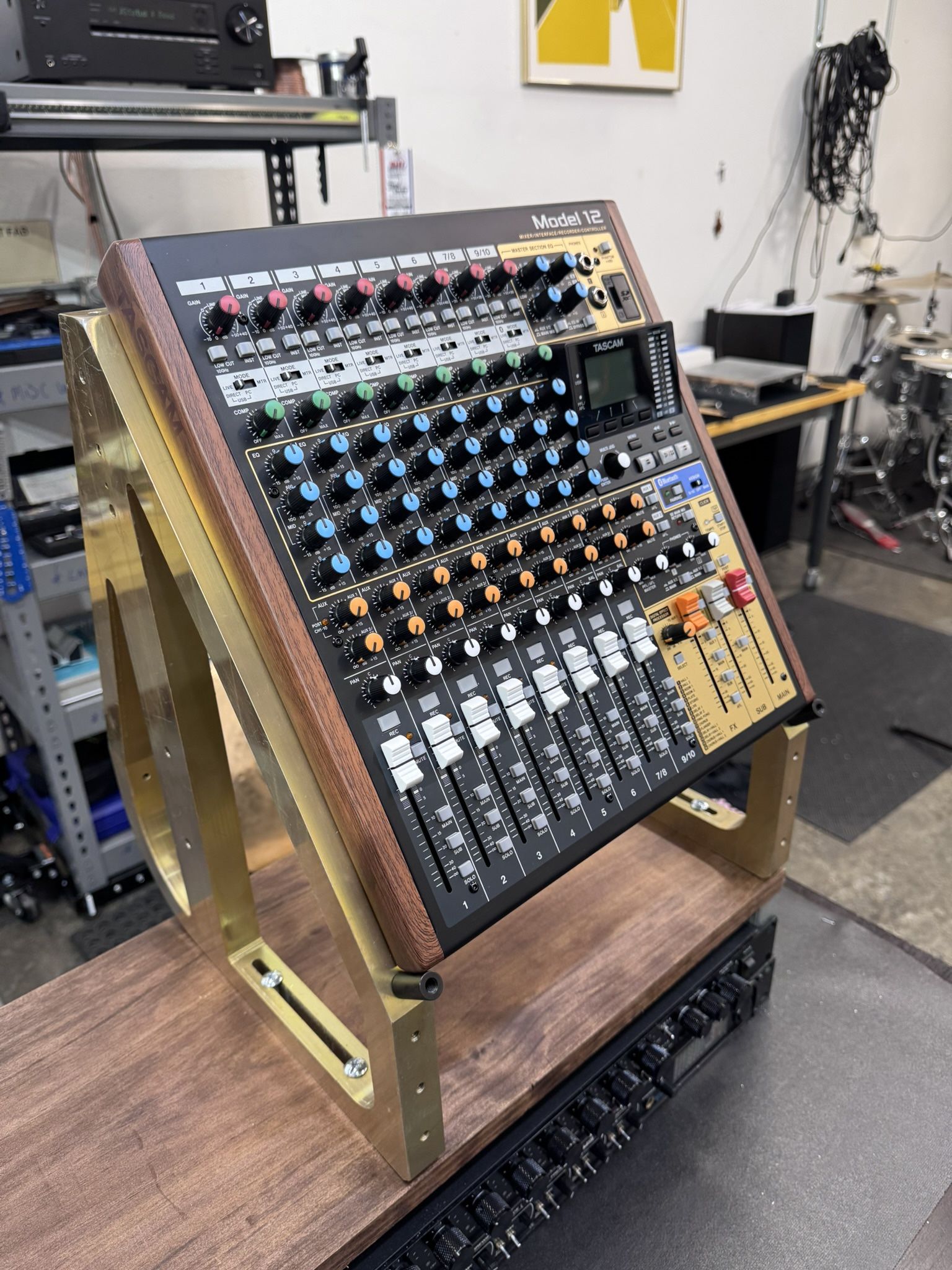 Tascam Model 12, Warm Bus Audio Compressor ,Motu, Midi Keys,For The Lot ASAP I