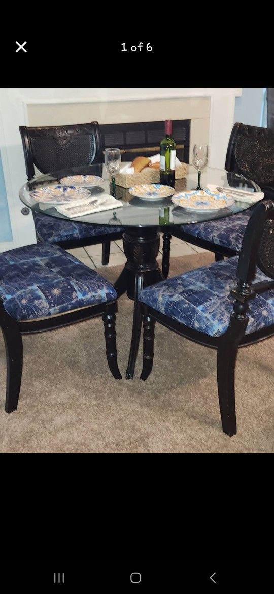 Glass Dining Table 