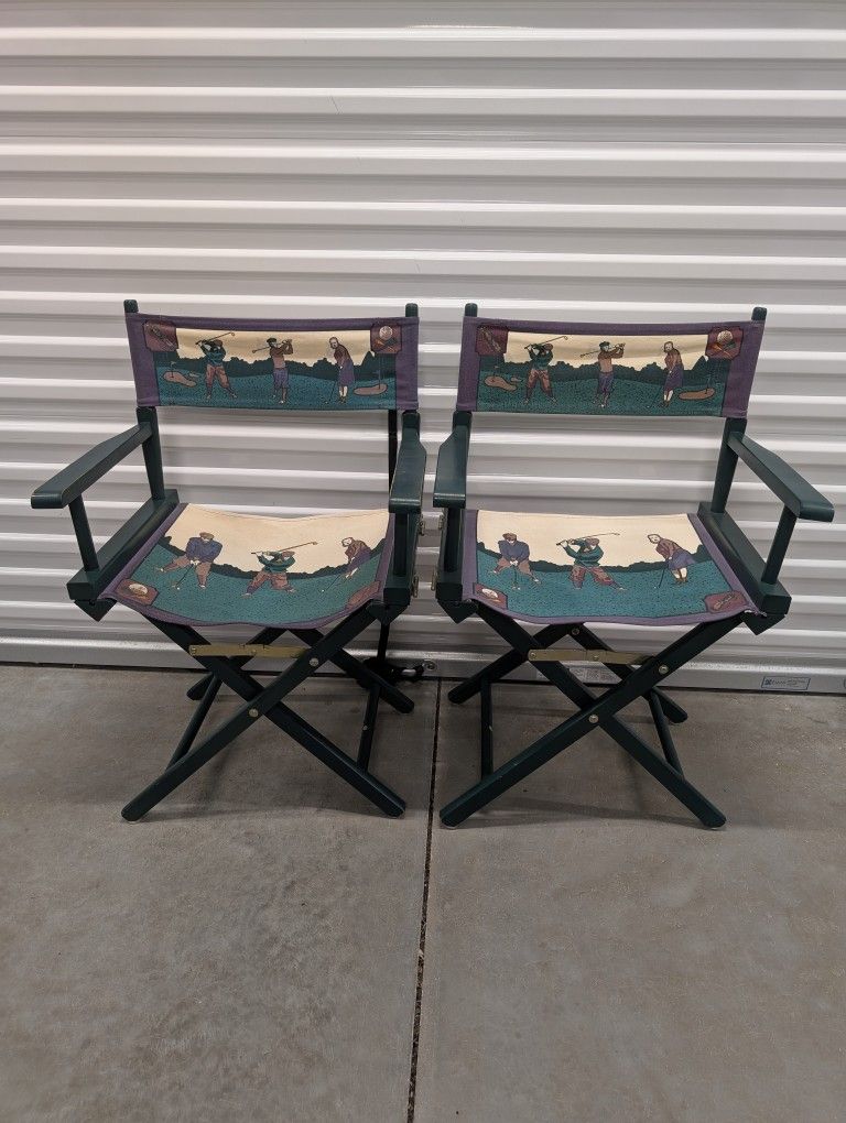 Golf Themed Director's Chairs - Delivery Available