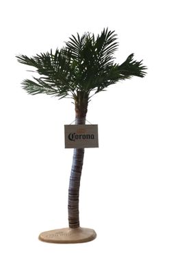 Corona Beer Faux Palm Tree Great For Man Caves & Bars 🌴