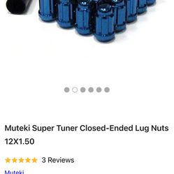 Muteki Super Tuner Closed-Ended Lug Nuts 12X1.50