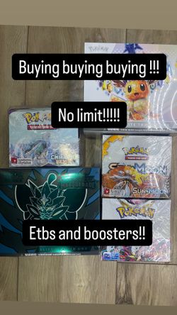 Buying Collections Etbs And boosters Pokémon