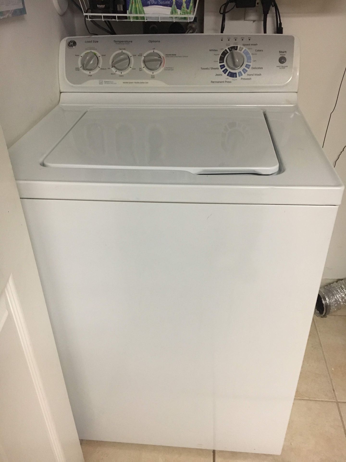 $200 GE HYDROWAVE QUIET AGITATOR WASHER FAIRLY NEW