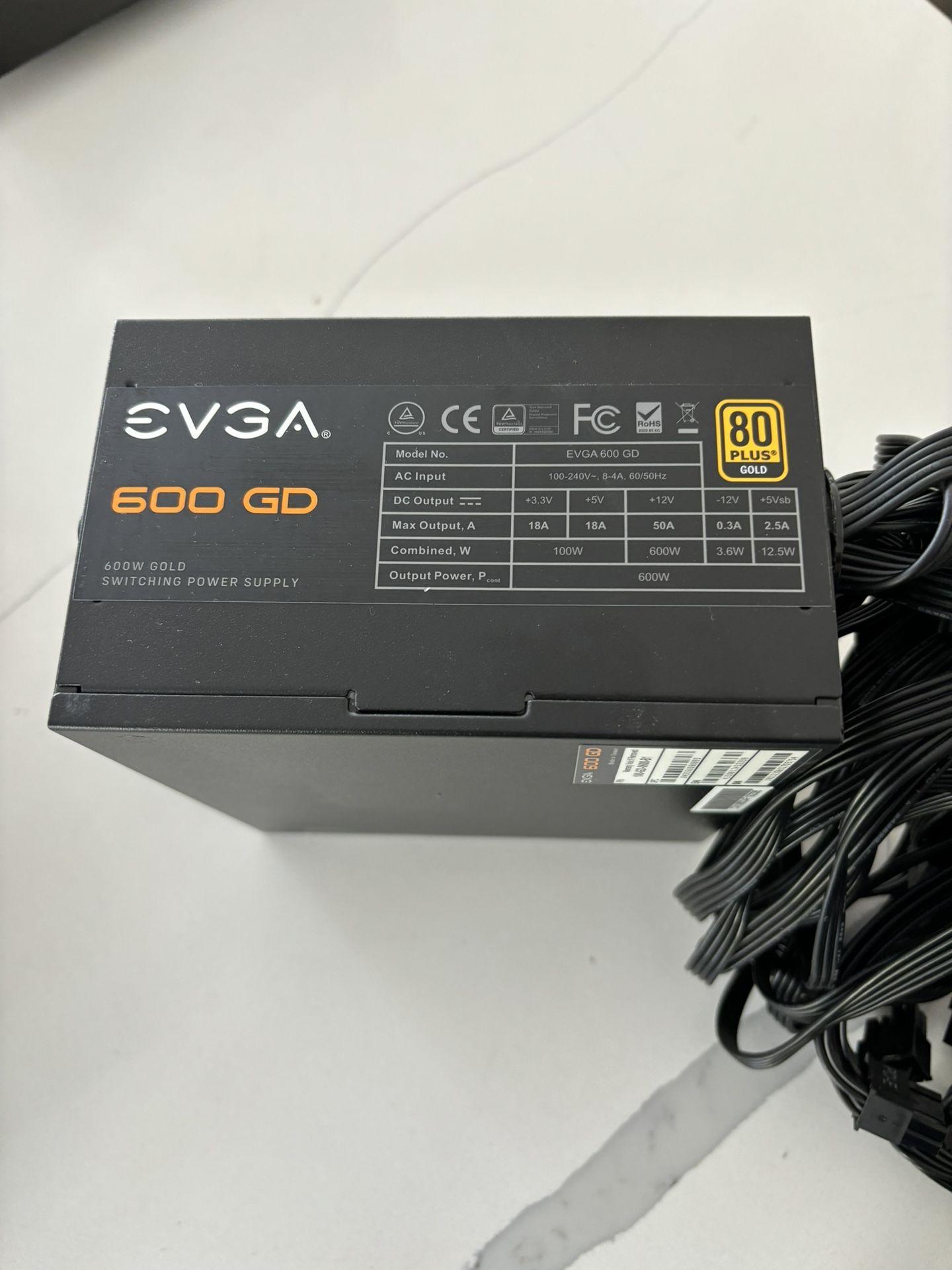 PC Power Supply (evga 600d)