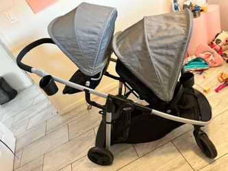 Graco click double stroller
