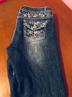 Girls blue jeans