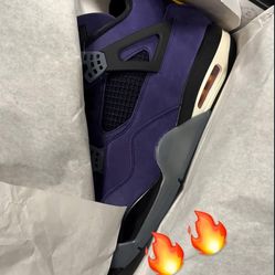 Jordan Retro 4 Lakers Lake Show Sz 13