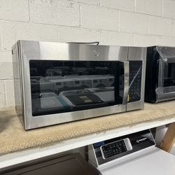 New Microwave GE Stainless Steel Over The Stove 30” In Box * PICKUP TODAY