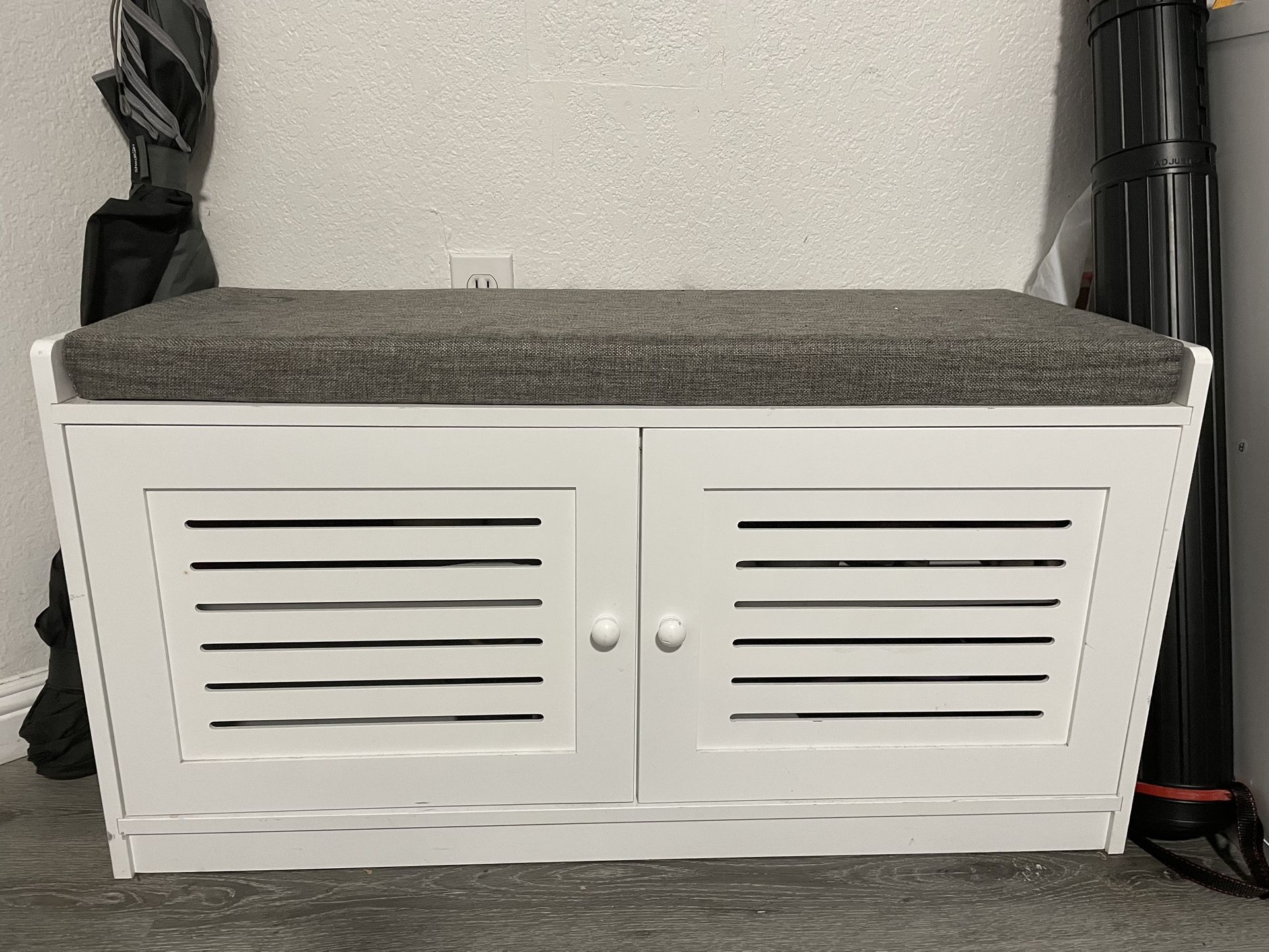 Shoe Storage Bench Organizer