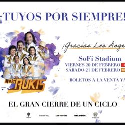 LOS BUKIS SOFI STADIUM PARKING PASSES FOR SALE DAY 1 & 2