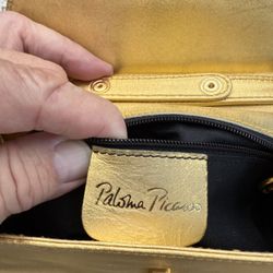    Vintage Paloma Picasso Heavy Gold Metal Shoulder