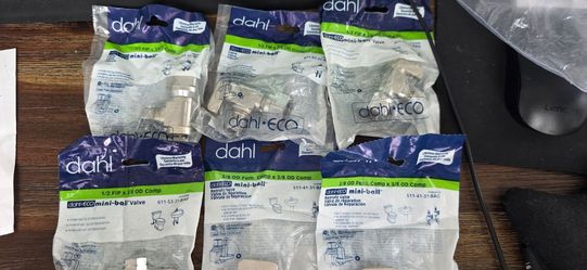 Dahl ECO Mini-Ball Valve Lot of 5