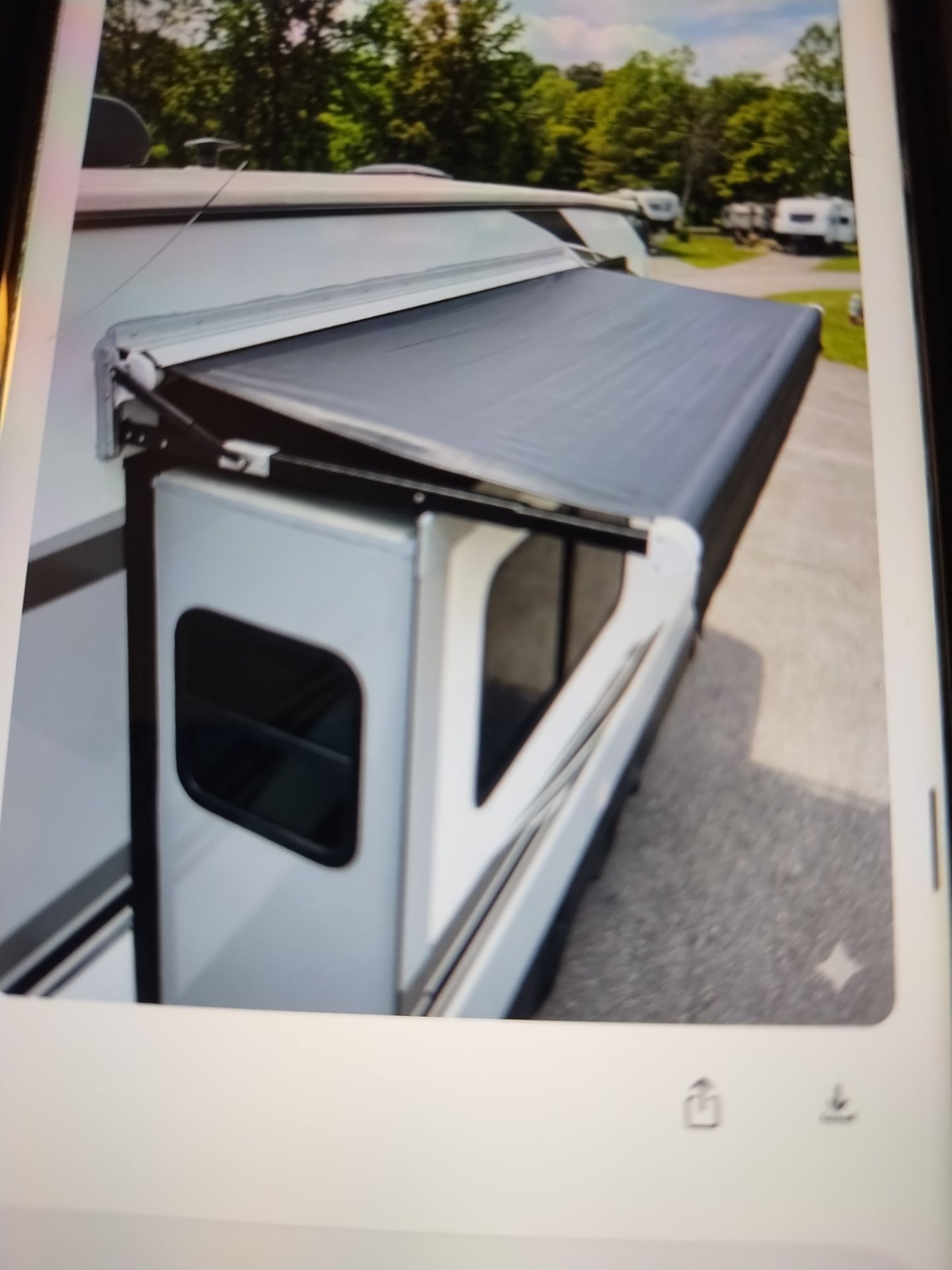 Dometic deluxe slide topper slide out awning